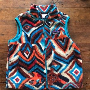Patagonia toddler polar fleece vest